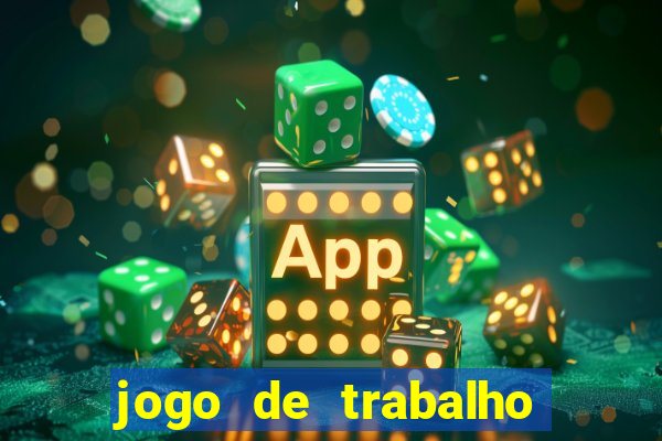 jogo de trabalho no escritório