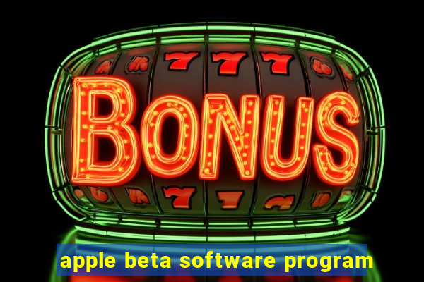 apple beta software program