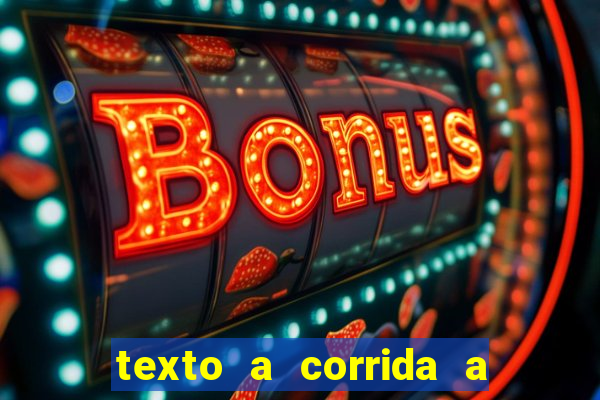 texto a corrida a lagarta lili