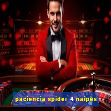 paciencia spider 4 naipes