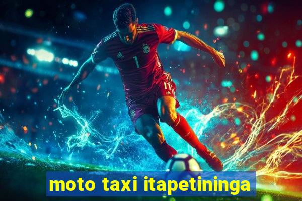 moto taxi itapetininga