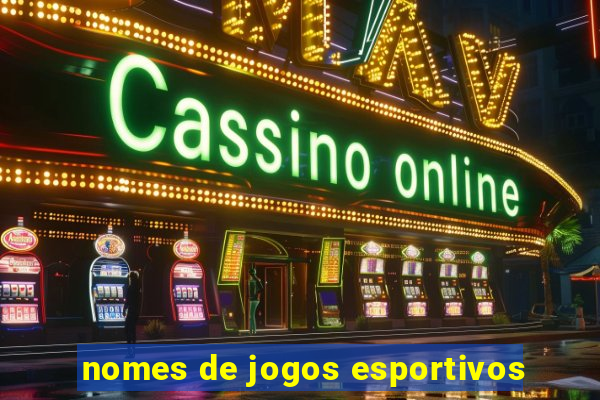 nomes de jogos esportivos